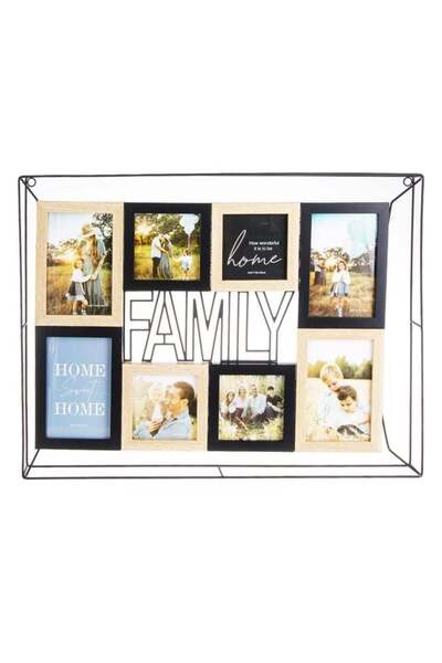 OEM Decorative photo frame, Multicolor, 41 x 6, Wood / MDF, wall/table, memor...
