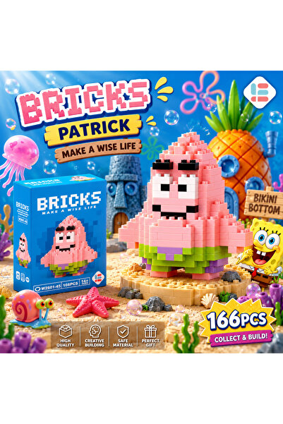 womi Bricks Patrick Blok Yapı Taşı Figür
