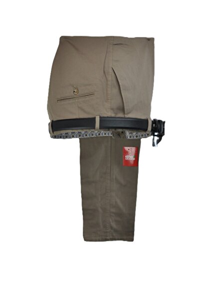 elma abone Plus Size Men's Classic Lycra Linen Pants