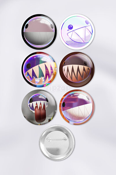 ZipZap Bubble TADC The Amazing Digital Circus Çanta Süsü Rozet İğneli Buton R...