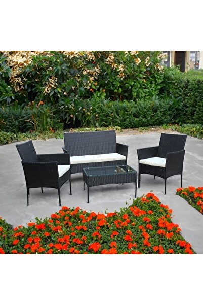 DE HOME DeHome MG100 garden furniture Top Bottom Set , black color