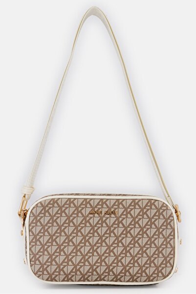 Anne Klein Women Monogram Pattern Cross Body Bag, Multicolor