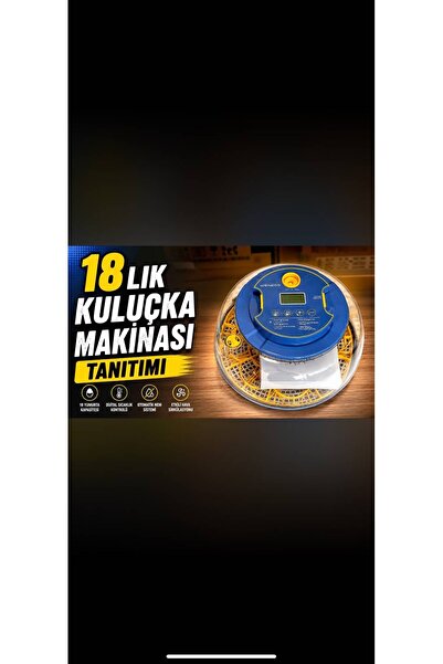 kuluçka makinası 18'lik