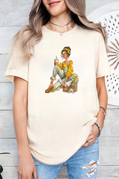 Sarah's Boutique Women's T-shirt – 100% cotton – Boho Latte