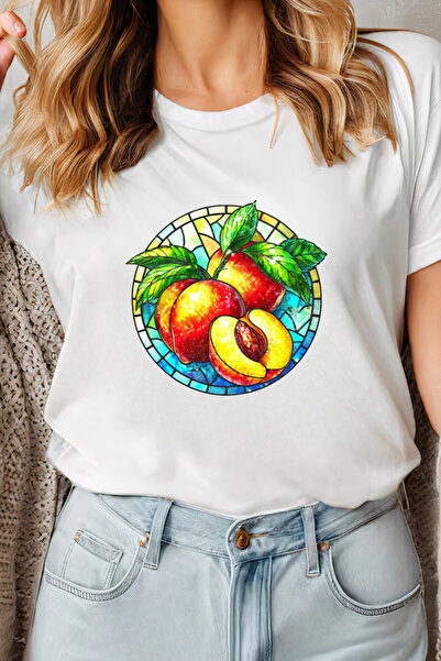 Sarah's Boutique Women's T-shirt – 100% cotton – Stained Peach
