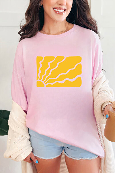 Sarah's Boutique Women's T-shirt – 100% cotton – Yellow Sun