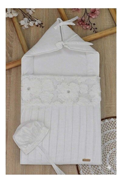 Fun Moment Luxurious Baby Swaddle with a Unique Lace Design and Hood