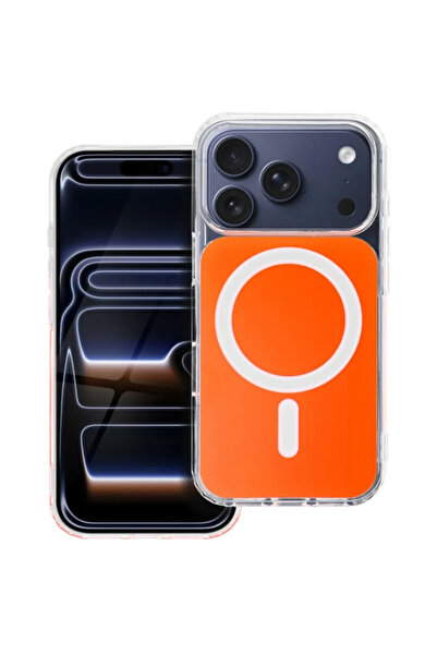OEM MagSafe Case for Apple iPhone 17e / 16e, OEM, Clear Fusion Mag Cover, Orange