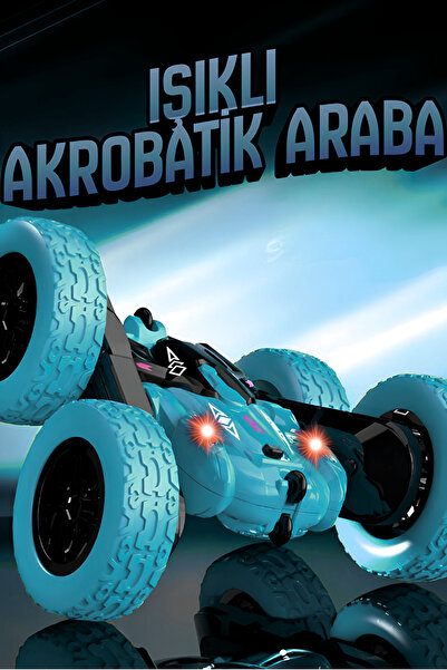 Olomo Kumandalı Şarjlı 4 Teker Akrobat Araba - 2.4G 360 Derece Dönebilen Takl...