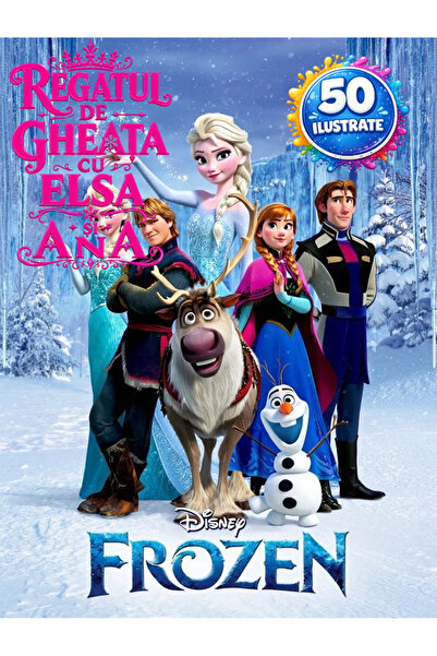 Disney Frozen Elsa And Princess Anna Coloring Book 50 Illustrated A4