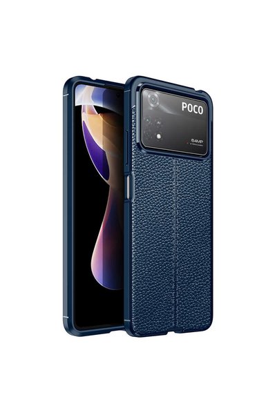 Pilanix حافظة هاتف Xiaomi Poco X4 Pro مصنوعة من الجلد المزخرف من السيليكون Lu...
