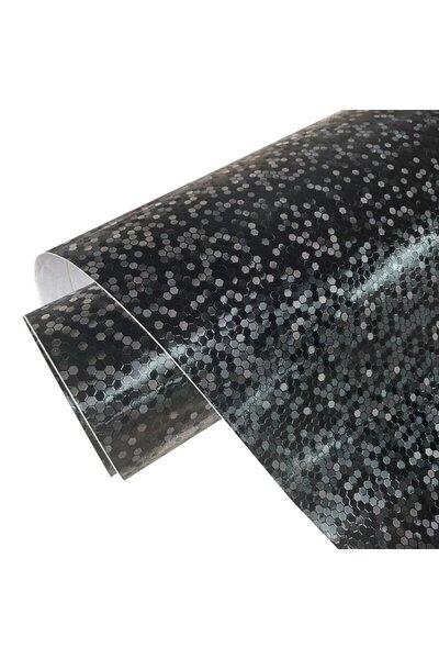 Avex Premium Honeycomb Black Decorative Car Wrap, 3D Hexagonal Pattern, Self-...