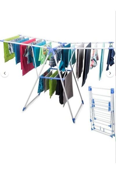 GENERAL Multi-Arm Foldable Clothes Dryer Rack - Large Drying Space - Durable ...