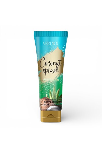 veri you Γαλάκτωμα Σώματος Coconut Splash 250 ml – Ενυδατική Κρέμα Σώματος με...