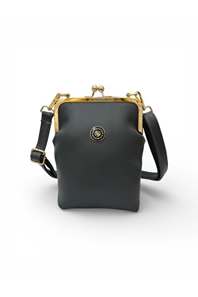 Sanmorris Women's Metal Framed Crossbody Bag with Adjustable Strap, Casual St...