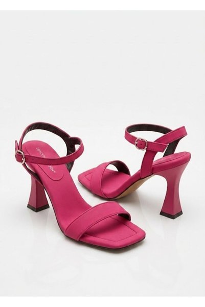 L&L Goblet Heel Orthopedic Soft Sole Ankle Strap Heeled Women's Shoes