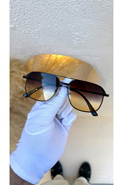 Massiviano Venetto Coffee Gradient Sunglasses