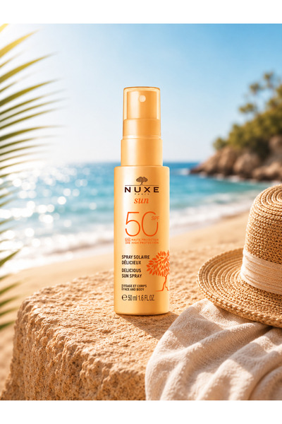 Nuxe Hücresel Yaslanmaya Karsı Koruma ve Işıltılı Cilt Sağlayan SPF 50+Güneş ...