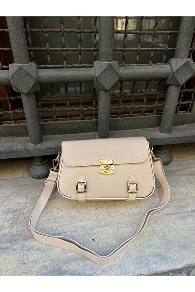 ELYSORA BAG&ACCESSORIS حقيبة يد وكتف نسائية بتفاصيل قفل أمامي