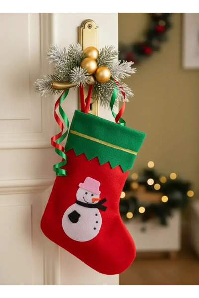 Miniso Figured Christmas Ornament Stocking – Decorative Fireplace and Wall Ac...