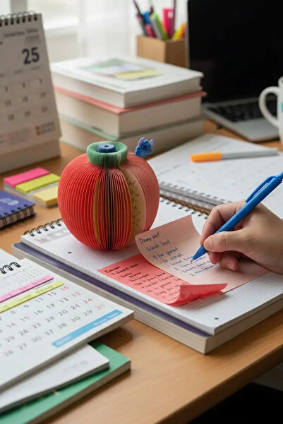 Miniso Disney licensed stitch 3d apple shaped note paper - party series