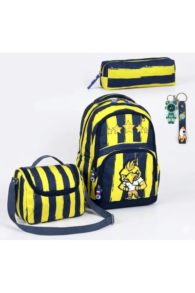ULTIMATE BAG School Bag Boys' School Bag Set of 3 School Bag Patterned Luxury...