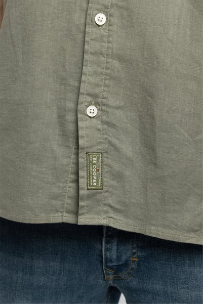 Lee Cooper Haki Erkek Regular Fit Gömlek 262 LCM 241003 ANDRE HAKİ