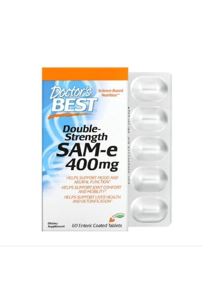 Doctor's Best SAM-e Двойна сила 400мг 60 таблетки