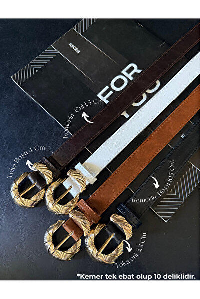 Fiori Buckle Bridge Women's Belt, Trouser Belt, Coat Belt, Dress Belt, Shirt ...