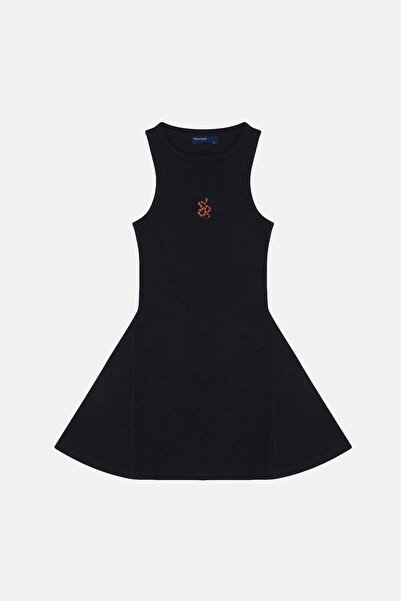 Reflect Studio Mercan Yılanı Premium Elbise - Siyah