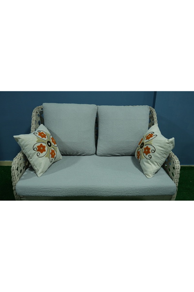 Hisar Home Bahçe Balkon Mobilyası Minder Koruma Kılıfı 2+1+1 Takım Uyumlu Su ...