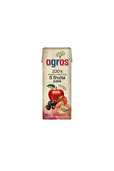 Agros Suc de 3 fructe 0,25 L