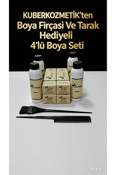 BIOMAGIC 55.07 Yoğun Çikolata Kahve Organik İçerikli Amonyaksız Kalıcı Kokusu...