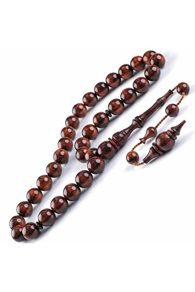 TESBİHCİBABA Baba Atölye's Veined Snake Wood Prayer Beads