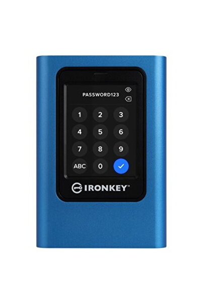 Kingston SSD IronKey Vault Privacy 80 1.92 TB USB 3.2 tip C, Albastru