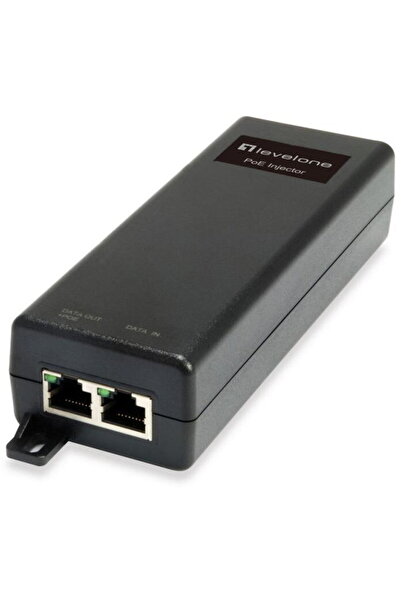 LEVEL ONE Injector PoE POI-2002, 15.4W, Negru