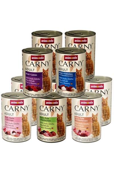 Animonda Carny Adult mix of 5 flavors 10x400g
