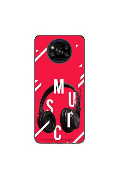 OEM Husa compatibila cu Xiaomi Poco X3 Pro Silicon Gel Tpu Model Music Headph...