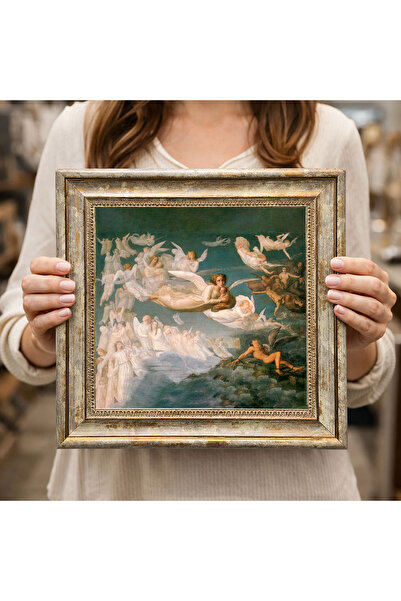 Dekorsiahome Antique Framed Decorative Painting Dk0267