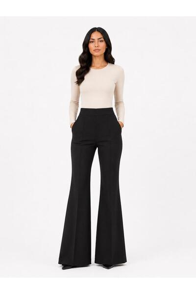 one depot only for quality life Spanish Style Pocketed Lycra Knitted Trousers...