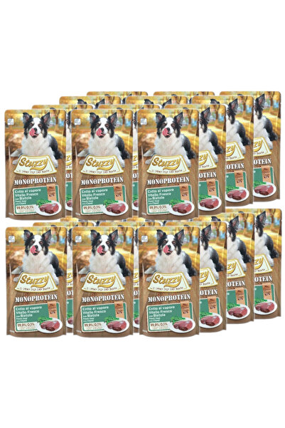 Stuzzy Hrană umedă pentru câini GF Monoprotein Vită cu Mangold 24x150g