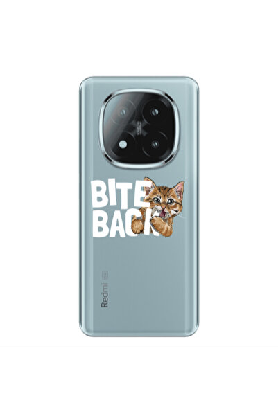 Other Xiaomi Redmi Note 14 Pro + 5g bitte back cat Transparent Silicone TPU Θήκη