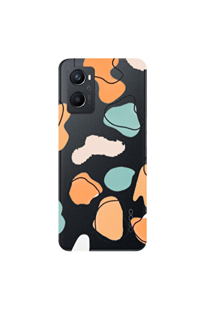 Other Oppo A 96 Colorful spots Transparent Silicone TPU Θήκη