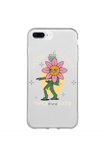 Other Apple iPhone 7 Plus Good Vibes Only Transparent Silicone TPU Θήκη