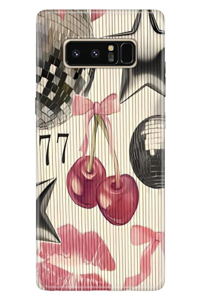 Cekuonline Samsung Galaxy Note 8 Kılıf Clubber Temalı Desenli Darbe Emici Sil...