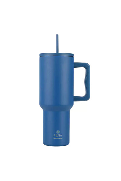 Estia Home Art Ανοξείδωτο Ποτήρι με Καλαμάκι XL Σώστε την Αιγάο 1200ml Εστία ...