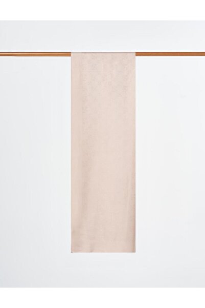 Kayra Monogram Pattern Viscose Shawl Stone