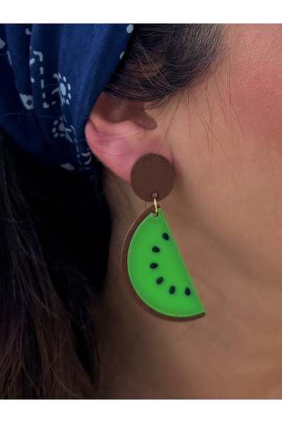 Happiears Summer Collection Kiwi Slice Special Design Earrings
