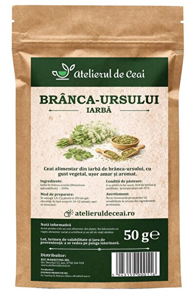 atelierul de ceai Ceai de iarbă de brânca-ursului