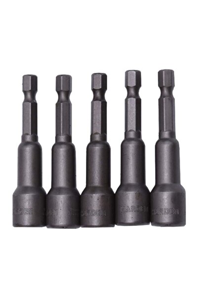 HARDEN Top Bottom Set of 5 Long Magnetic Tubular Bits, Length 65 mm, Size 10 ...